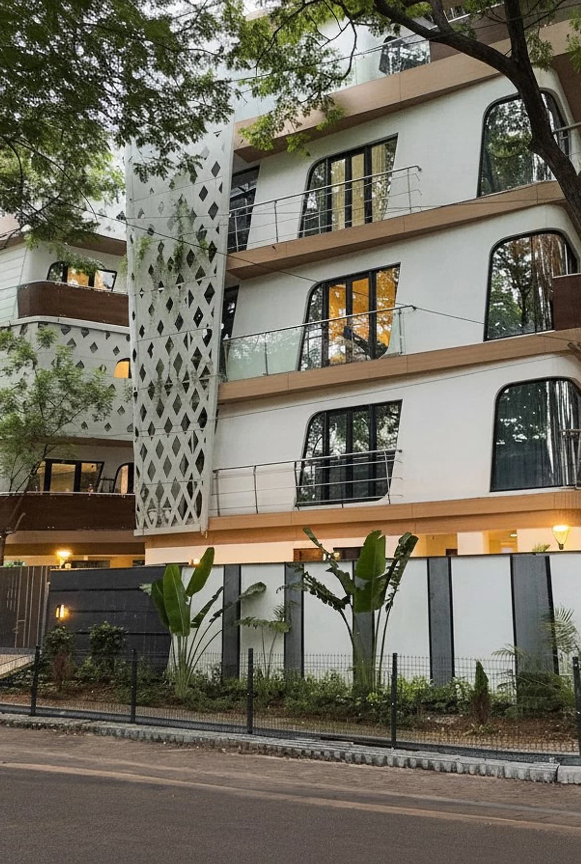 Sustainable residence by Midori Architects in Chennai